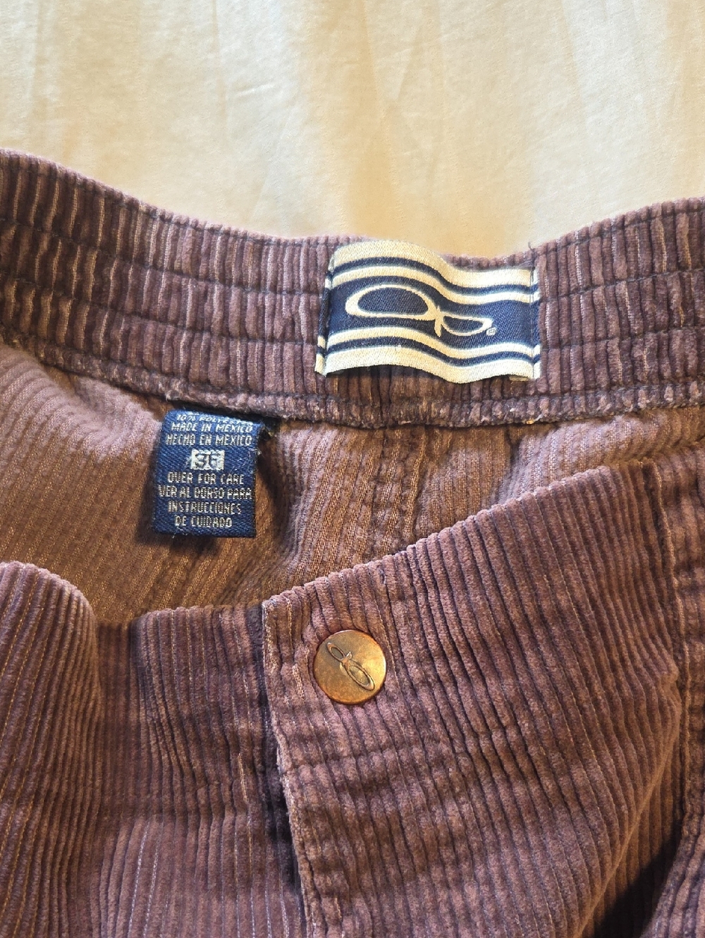 Op Ocean Pacific Men's 36" Waist. Violet Color - Picture 2 of 5